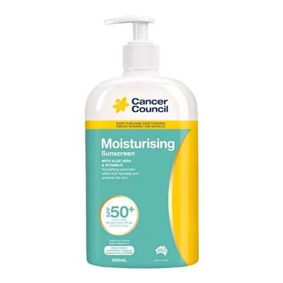 澳大利亚直邮cancercouncil澳美皙芦荟防晒霜SPF50+澳洲500ml