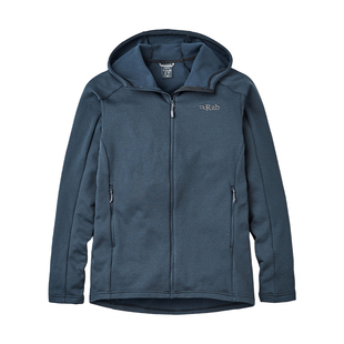 RAB睿坡Covex男士秋冬加厚抓绒衣户外透气连帽衫徒步中层 QFG-48