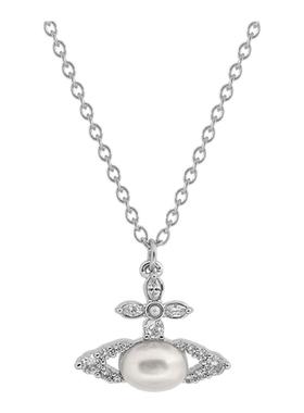 西太后椭圆珍珠土星项链女款轻奢