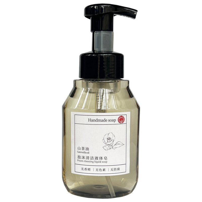 山茶油泡沫清洁洗手液体皂孕妇儿童温和清洁滋润不干燥不假滑无香