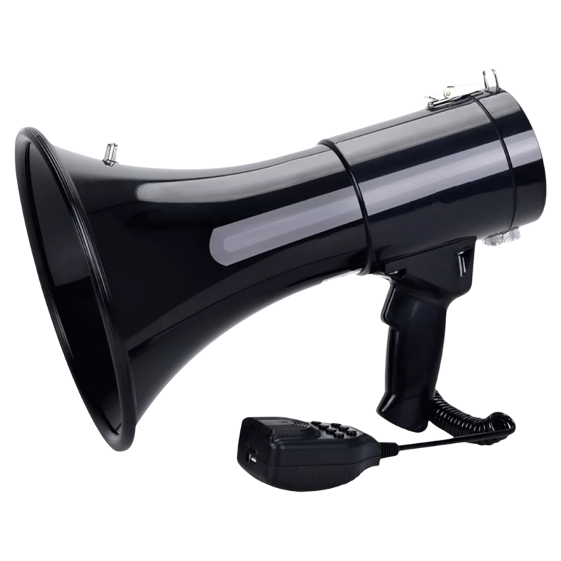 双钻手持扩音器喊话器喇叭摆摊用