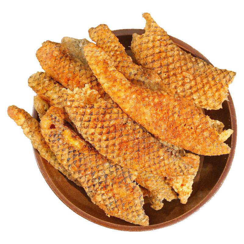 香酥鱼皮酥脆爽口肉香浓郁解馋爽