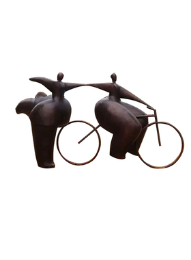 抽象艺术铜雕小品座椅玻璃钢园林