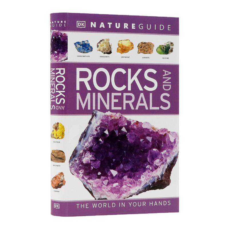 DK出品 自然图鉴 岩石与矿物 英文原版 Nature Guide Rocks and Minerals 地质科普百科 矿石宝石成分产地识别手册 地理拓展阅读