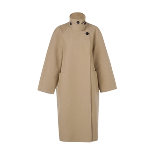 LYNEE【建筑语言】卡其色长款风衣外套女2025秋新款高端气质大衣