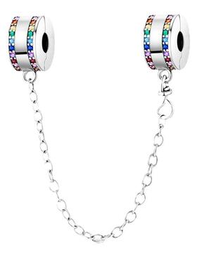 潘家珠子铜镀S925银吊坠珠祖母绿形隔离珠DIY珠手链项链跨境热卖