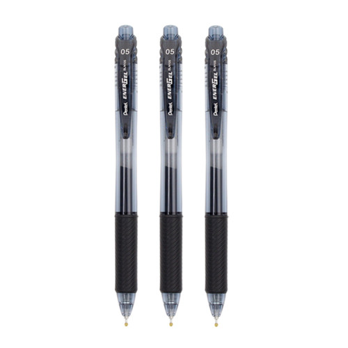 日本产Pentel energel派通BLN105速干中性笔签字笔考试水笔0.5mm