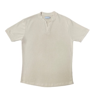 亨利衫新款韩版打底衫V领纯棉夏季短袖上衣透气潮流简约半袖t恤男