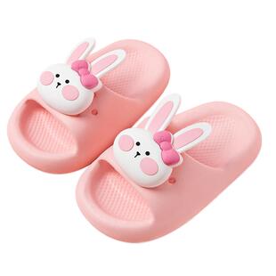 儿童拖鞋女夏季新款宝宝防滑防水3洗澡家居软底4轻便室内幼儿小孩