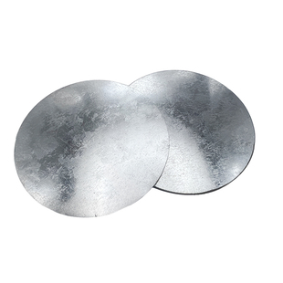 5mm毫米镀锌圆板圆片白铁皮圆形钢板冷轧板切割定制加工可零切