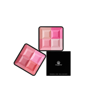麦吉丽轻透柔雾腮红立体四色腮红自然红润裸妆效持久持妆控油定妆