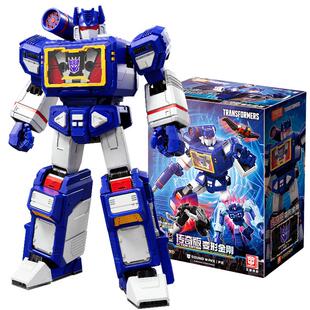 新品布鲁可积木人变形金刚玩具传奇版声波手办拼装模型布鲁克男孩