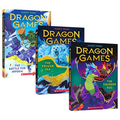 Dragon Games The Thunder Egg/The Frozen Sea 龙之游戏 魔法冒险故事 奇幻章节小说 青少年桥梁读物 7-10岁 英文原版进口图书