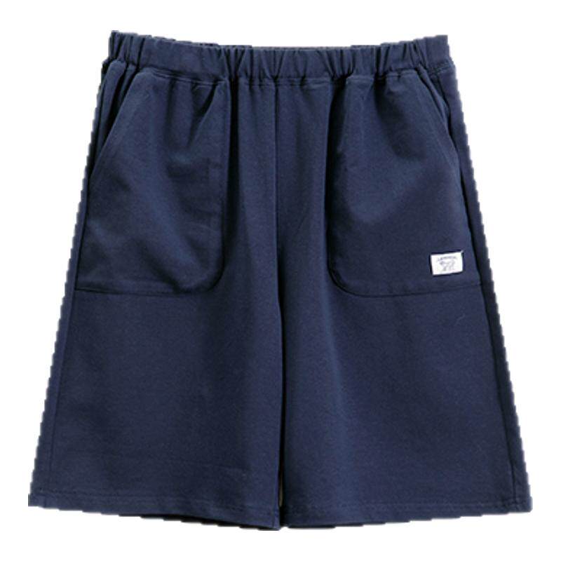 夏季新品氨棉宽松简约休闲五分裤