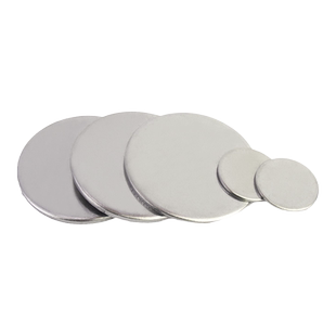 304不锈钢实心圆片平垫片无孔圆铁片金属实心平垫封管堵头片圆盘