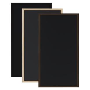 实木框磁吸小黑板墙挂式餐饮咖啡店摆摊大黑板店铺菜单牌商用展示广告冰箱贴粉笔写字板儿童家用教学磁性画板