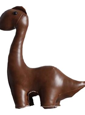 手工缝制彩色皮质创意公仔