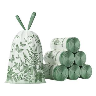 艾草垃圾袋家用加厚手提式防厨房蚊虫免撕抽绳大号厨余祛味塑料袋