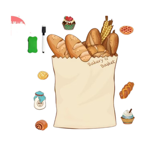 冰箱贴留言板ins可擦写字白板磁贴兔年创意新年装饰记事贴食谱表