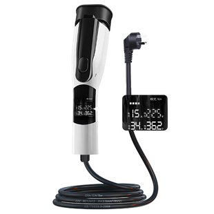 新能源随车充电枪家用充电动汽车便携式16A充电器7kw充电桩免接地