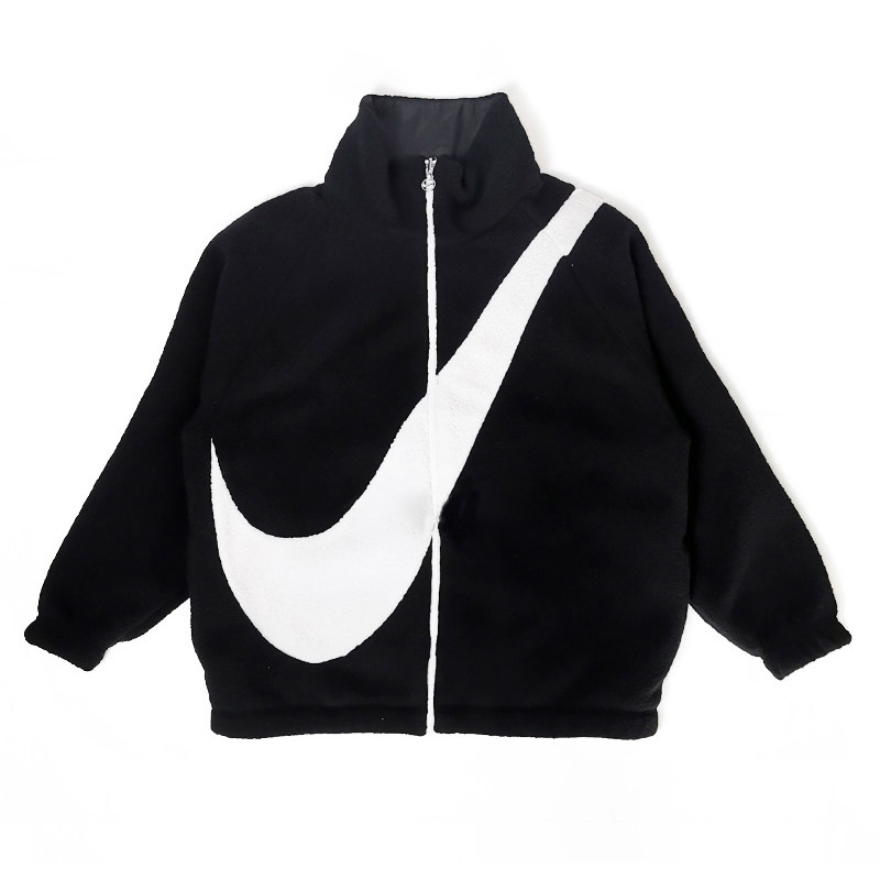 nike耐克秋冬女子大黑白夹克外套