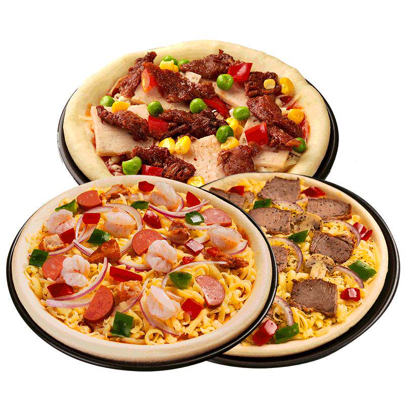 5份8英寸披萨饼冷冻方便食品