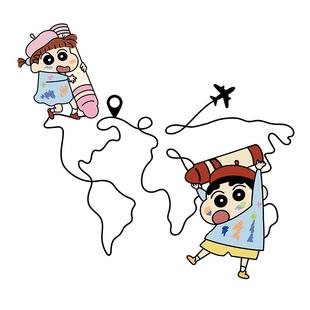 蜡笔小新相框摆台亚克力旅行票根票据收纳神器门票机票展示框空框