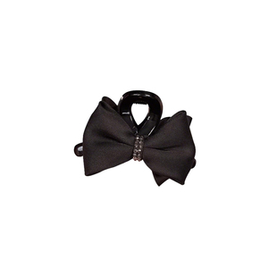 侧边精致小夹子绝美高级感水钻蝴蝶结小抓夹迷你发夹碎发刘海发卡