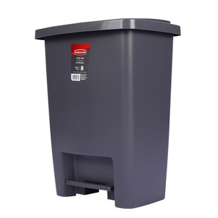 Rubbermaid/乐柏美大号脚踏式垃圾桶家用客厅卧室厨房分类拉圾筒