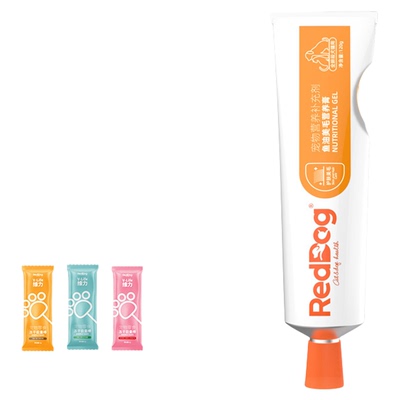 红狗鱼油美毛营养膏猫狗美毛养肤