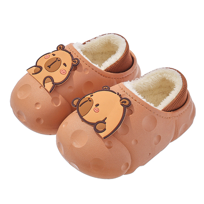 防水儿童棉拖鞋男童2025新款冬季