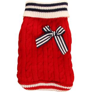 宠物衣服冬天小型犬泰迪幼犬可爱小狗冬装比熊博美狗狗毛衣两脚衣