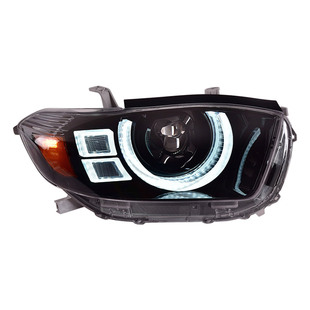 专用于丰田汉兰达大灯总成09-11款改装路虎LED激光流水转向日行灯