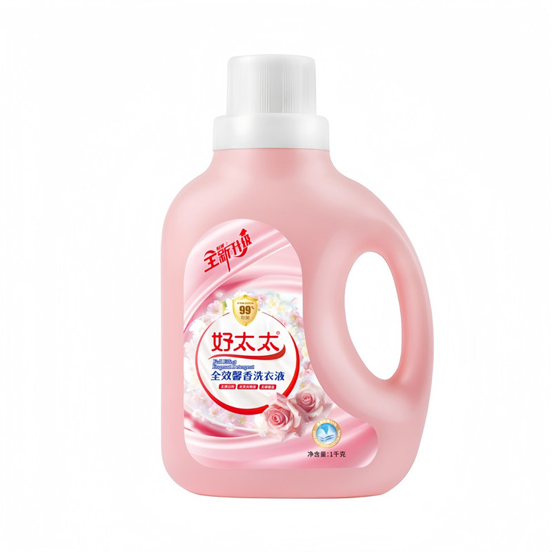 好太太洗衣液1kg*10瓶除螨留香