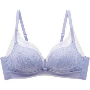 曼妮芬舒适无钢圈小胸聚拢性感内衣女小胸显大收副乳美背蕾丝文胸