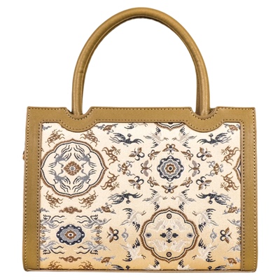 宋锦香云纱刺绣真丝国风女包旗袍