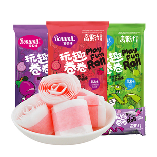 法国进口倍乐果125g*3袋软糖果汁可乐混合口味橡皮糖酸砂儿童糖果