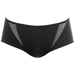 古今内衣女士舒适弹力纤维网纱拼接中腰三角内裤女