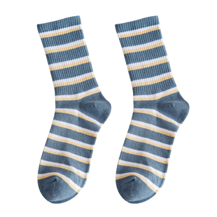 袜子女中筒袜ins潮春夏纯棉长袜男春秋全棉防臭运动风篮球袜网红