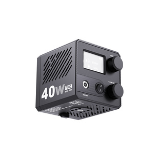 力凯C40PRO超频50W掌上COB补光灯C40双色温直播拍摄 内置电池便携