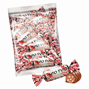 俄罗斯进口kdv奇奥里奥巧克力夹心焦糖脆樱花糖喜糖零食糖果500g