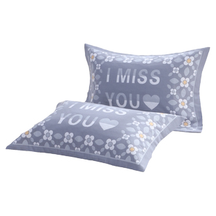 纯棉纱布枕套一对装加厚枕头套单人成人枕芯内胆套家用枕芯套