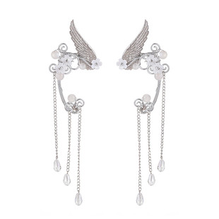 青丘狐传说同款耳饰手工个性耳夹cos古装耳挂无耳洞流苏耳环古风