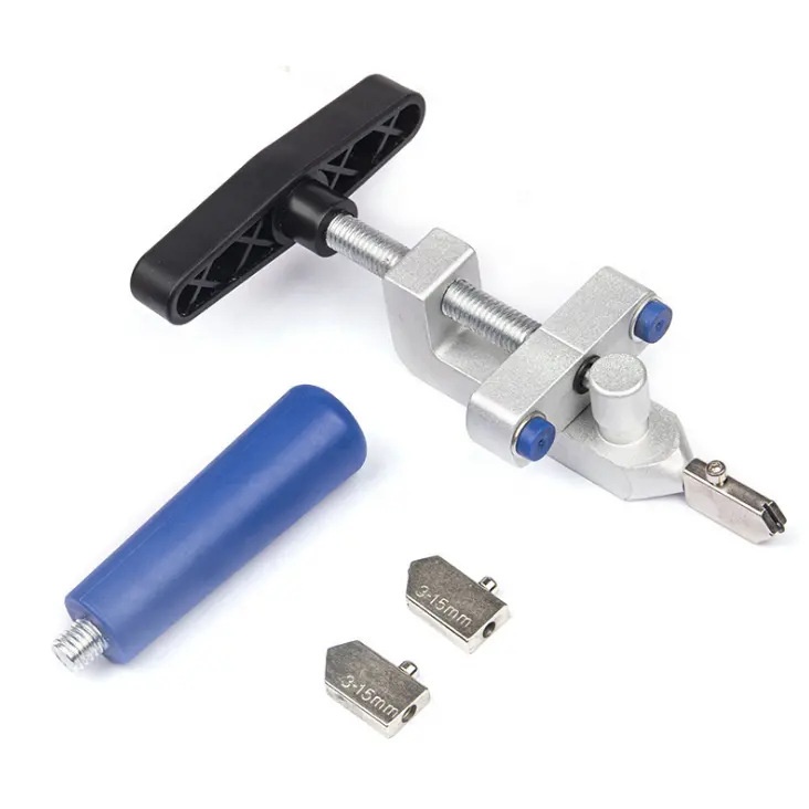 批发一体式玻璃刀瓷砖开界器玻璃切割器刀头推刀注油升级