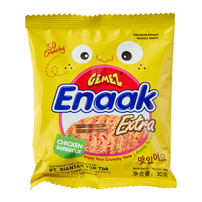 印尼进口小鸡面干脆面干吃方便面