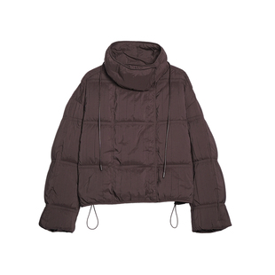 ZOLLE因为文艺风90白鹅绒轻量化保暖设计感25秋冬新款羽绒服女