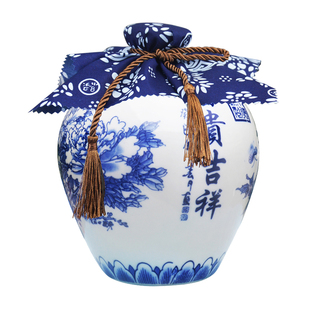 陶瓷5斤景德镇专用白酒瓶空瓶子高档密封五斤装酒坛装酒的空坛子