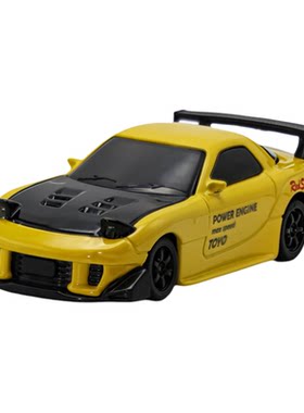 1:64儿童迷你遥控车合金马自达RX-7小玩具车桌面漂移汽车模型摆件