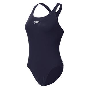 Speedo速比涛泳衣女三角连体修身显瘦遮肚专业训练运动游泳衣