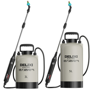 德力西电动喷雾器家用小型农药喷壶充电农用浇花喷洒器新款打药机